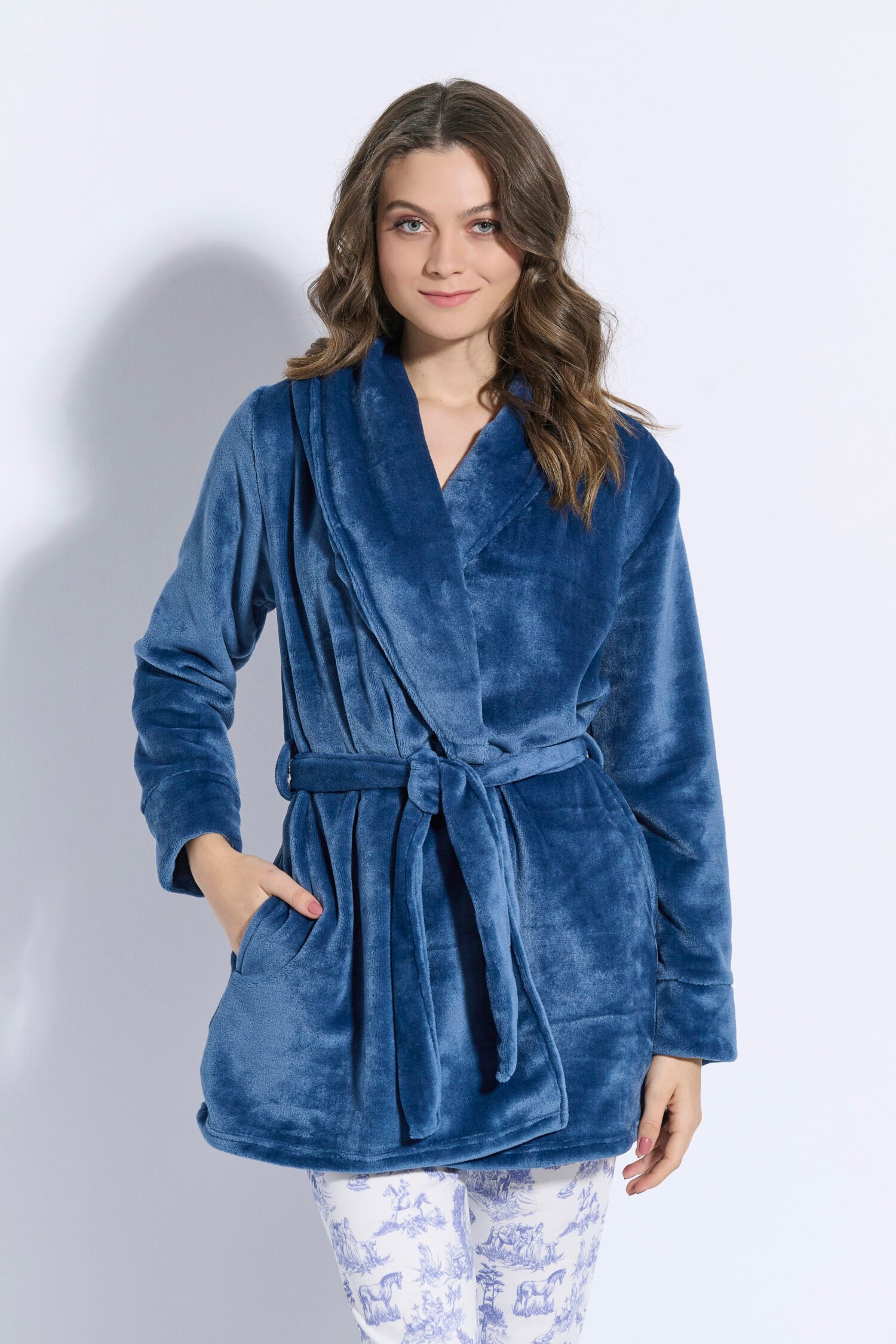 ΡΟΜΠΑ ΣΤΑΥΡΩΤΗ FLEECE ΣΕ ΧΡΩΜΑ ΡΑΦ