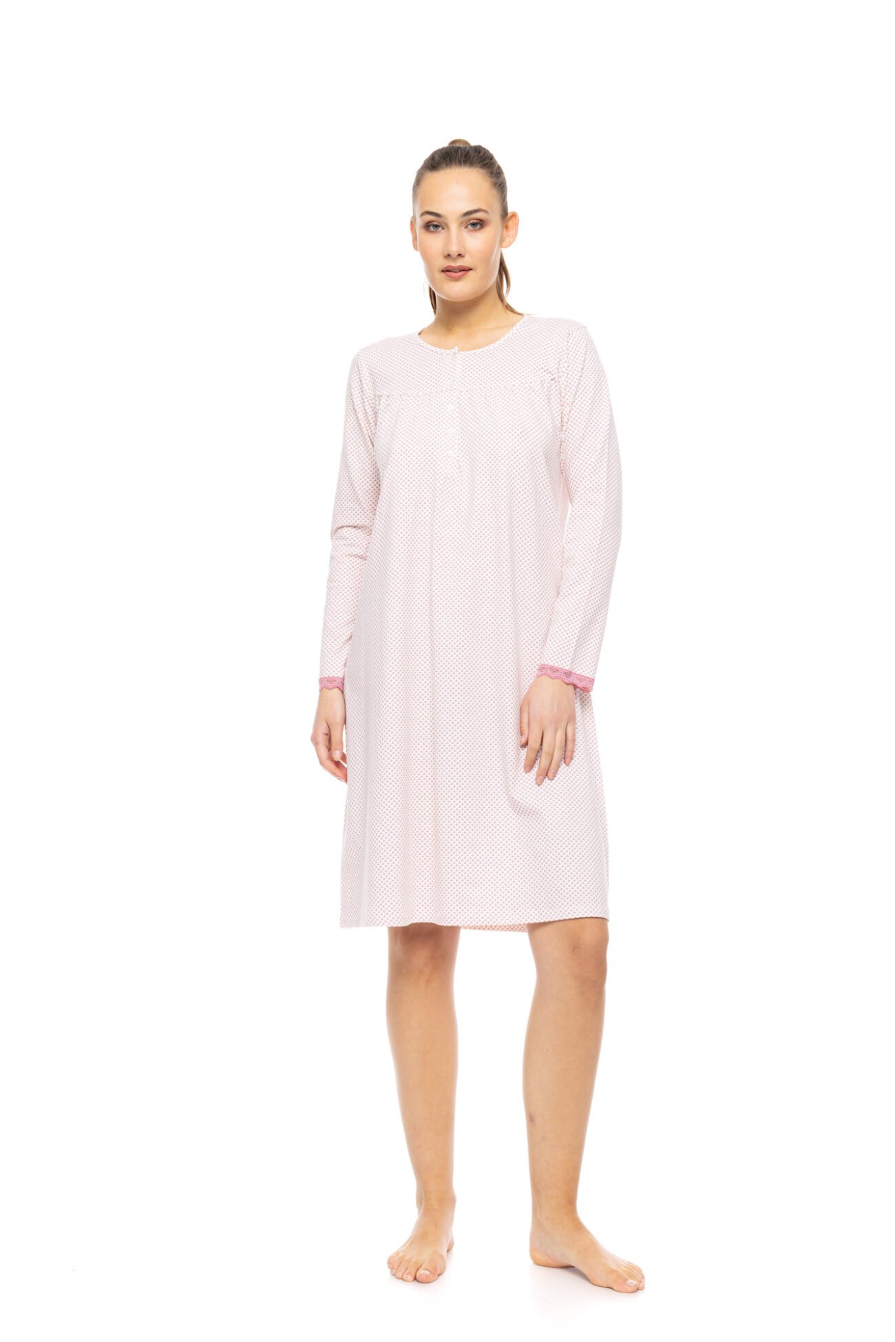 ΝΥΧΤΙΚΟ ΚΛΑΣΣΙΚΟ 100% ΒΑΜΒΑΚΙ PINK LABEL