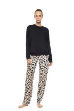 ΠΙΤΖΑΜΑ ΧΕΙΜΕΡΙΝΗ VISCOSE PINKLABEL