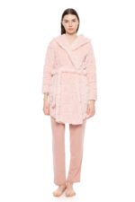 ΡΟΜΠΑ ΚΟΝΤΗ FLEECE PINK LABEL ΡΟΖ