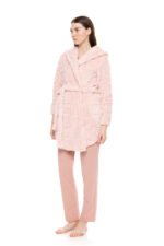 ΡΟΜΠΑ ΚΟΝΤΗ FLEECE PINK LABEL ΡΟΖ