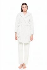 ΡΟΜΠΑ ΚΟΝΤΗ FLEECE PINK LABEL ΛΕΥΚΗ