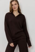 ΦΟΡΜΑ HOMEWEAR ΚΑΦΕ ΧΡΩΜΑ ARUELLE